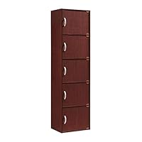 送料無料　Hodedah 本棚 マホガニー 5段 Amazon｜Hodedah 本棚 マホガニー 5段 【日本正規輸入品】｜本棚